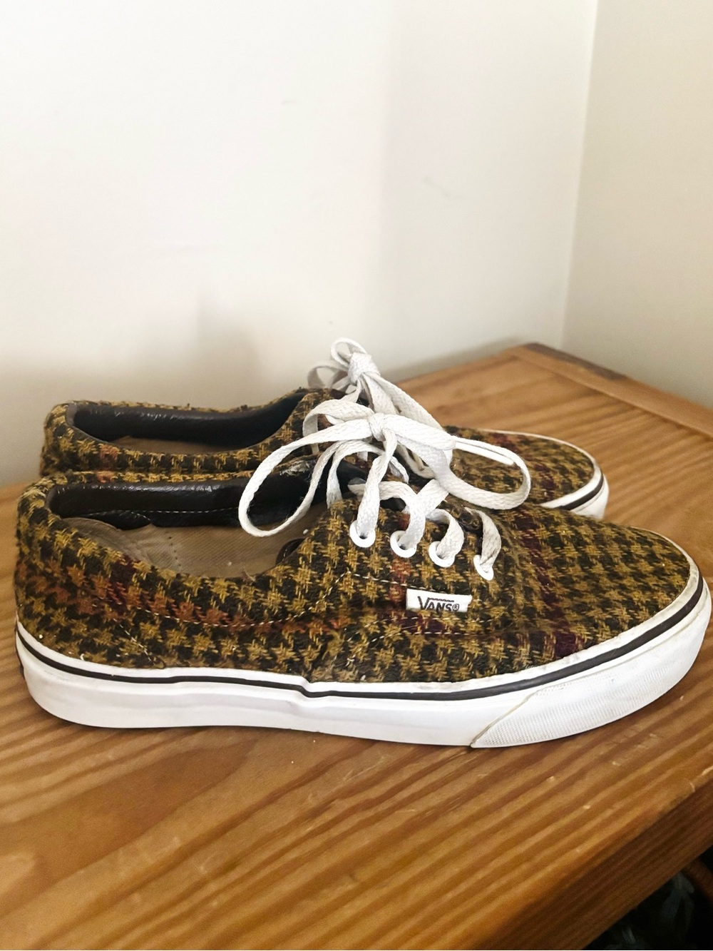 Limited Edition Vans ERA Low Top Harris Tweed Houndstooth Sneakers